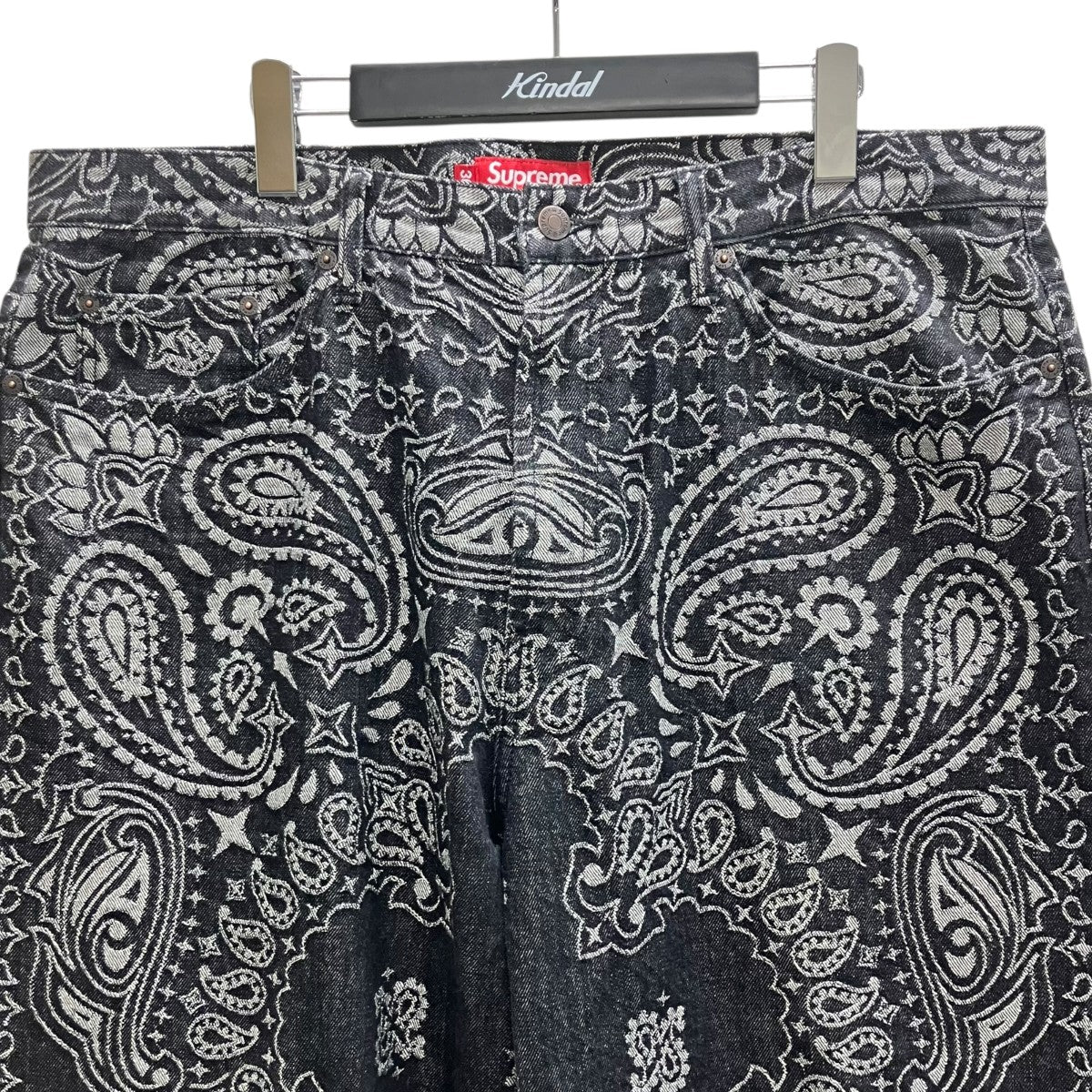 Supreme Bandana Jacquard Baggy Jeanデニムパンツ 古着・中古-2枚目のアイテム画像
