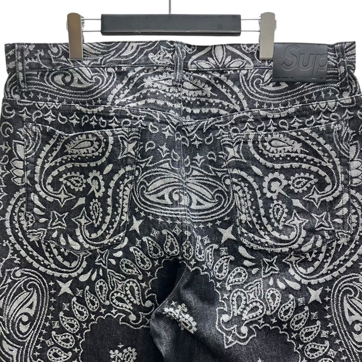 Supreme Bandana Jacquard Baggy Jeanデニムパンツ 古着・中古-4枚目のアイテム画像