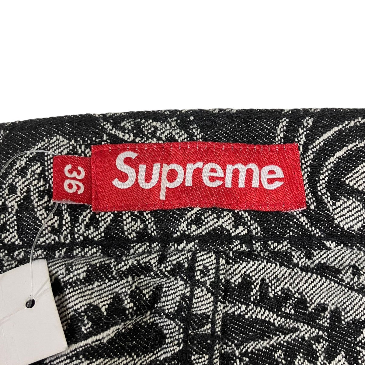 Supreme Bandana Jacquard Baggy Jeanデニムパンツ 古着・中古-6枚目のアイテム画像