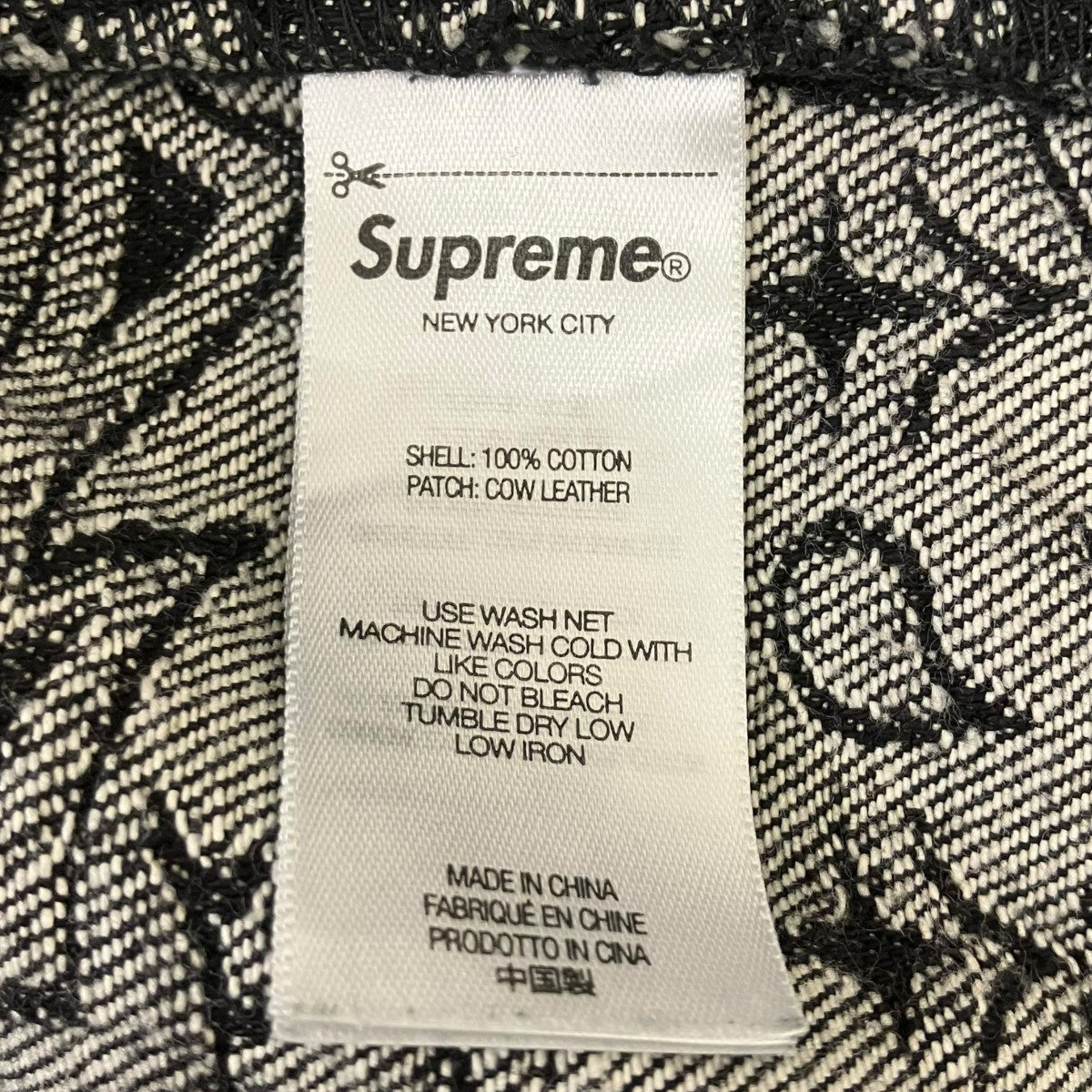 Supreme Bandana Jacquard Baggy Jeanデニムパンツ 古着・中古-7枚目のアイテム画像