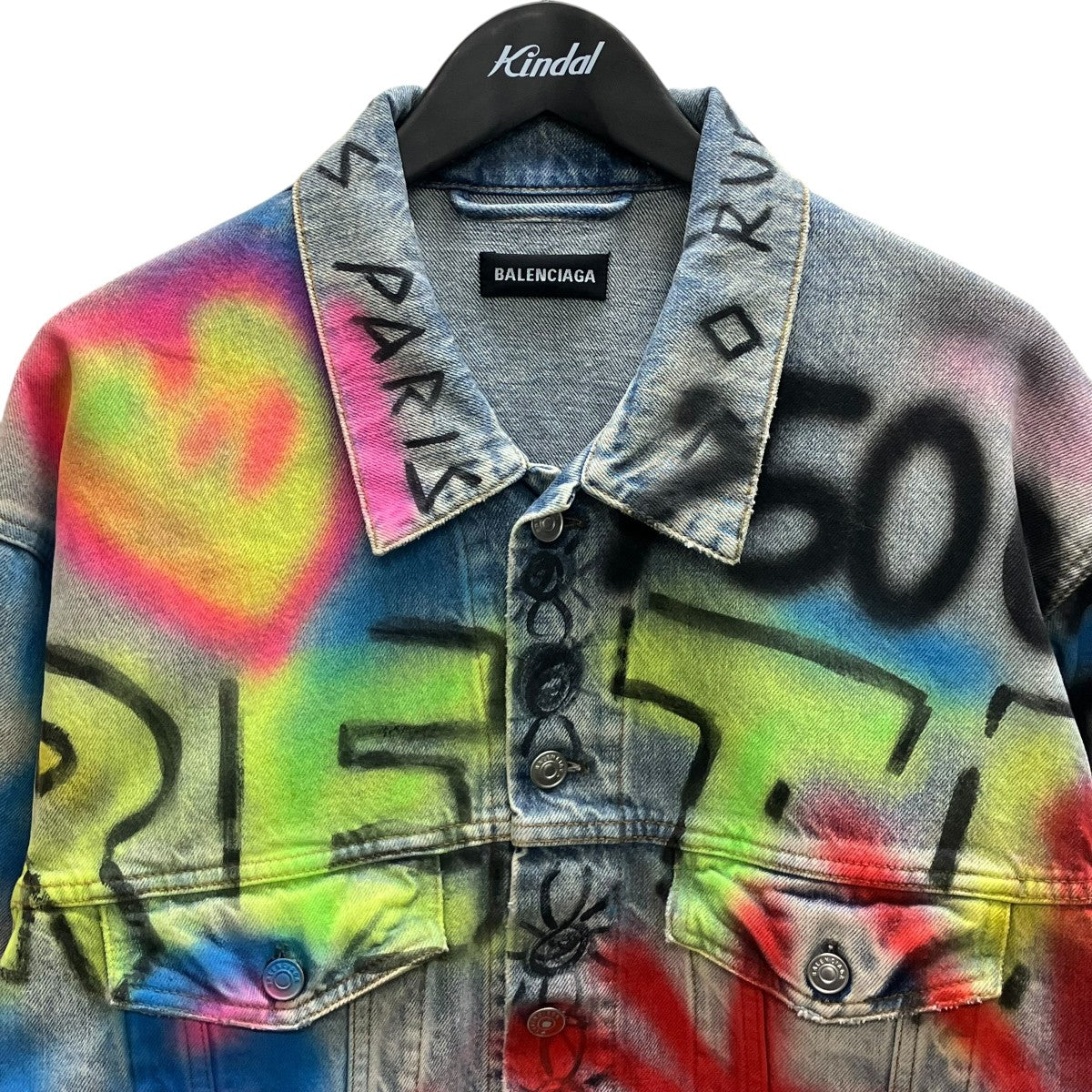 BALENCIAGA デニムジャケット 古着・中古-2枚目のアイテム画像