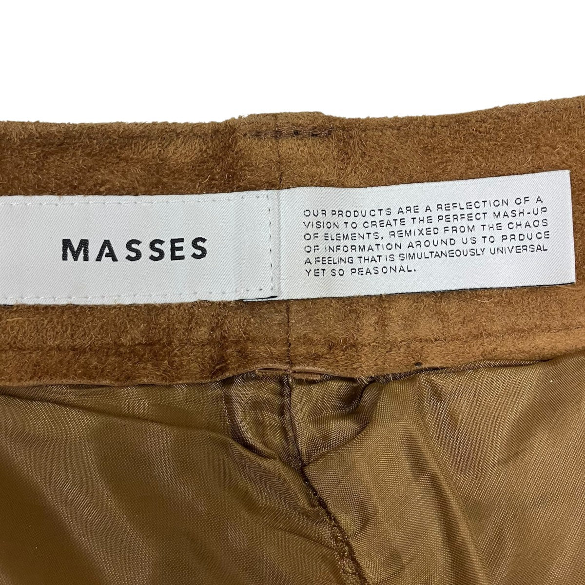 MASSES HORSE SUEDE PANTSホーススエードパンツ 古着・中古-9枚目のアイテム画像
