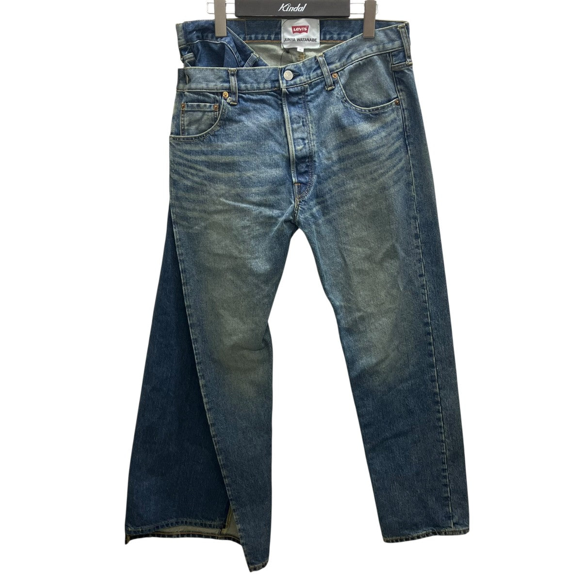 JUNYA WATANABE CDG×LEVI’S レイヤードデニムパンツ 古着・中古-1枚目のアイテム画像