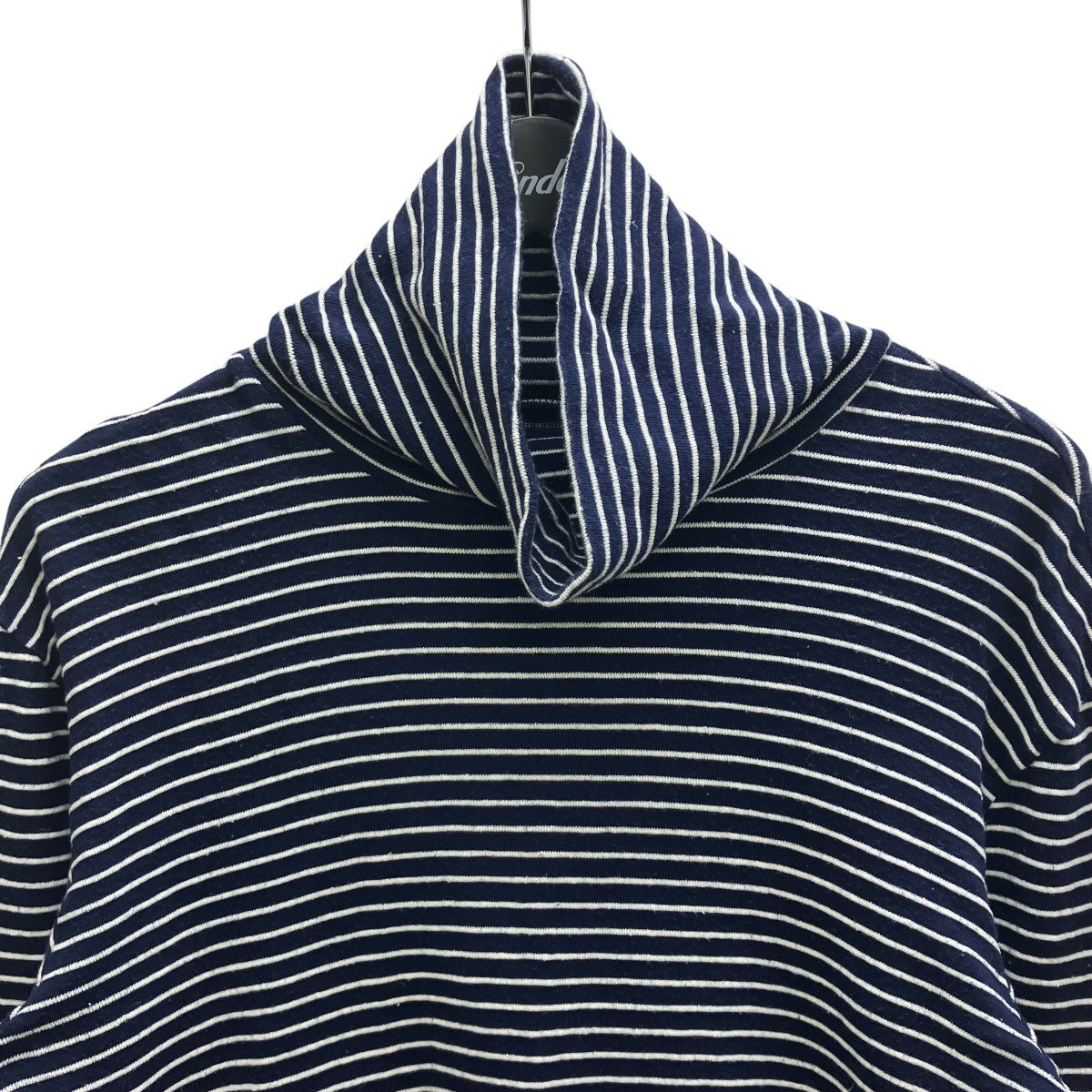 Maison Margiela 13AW ボーダー タートルネック 古着・中古-2枚目のアイテム画像
