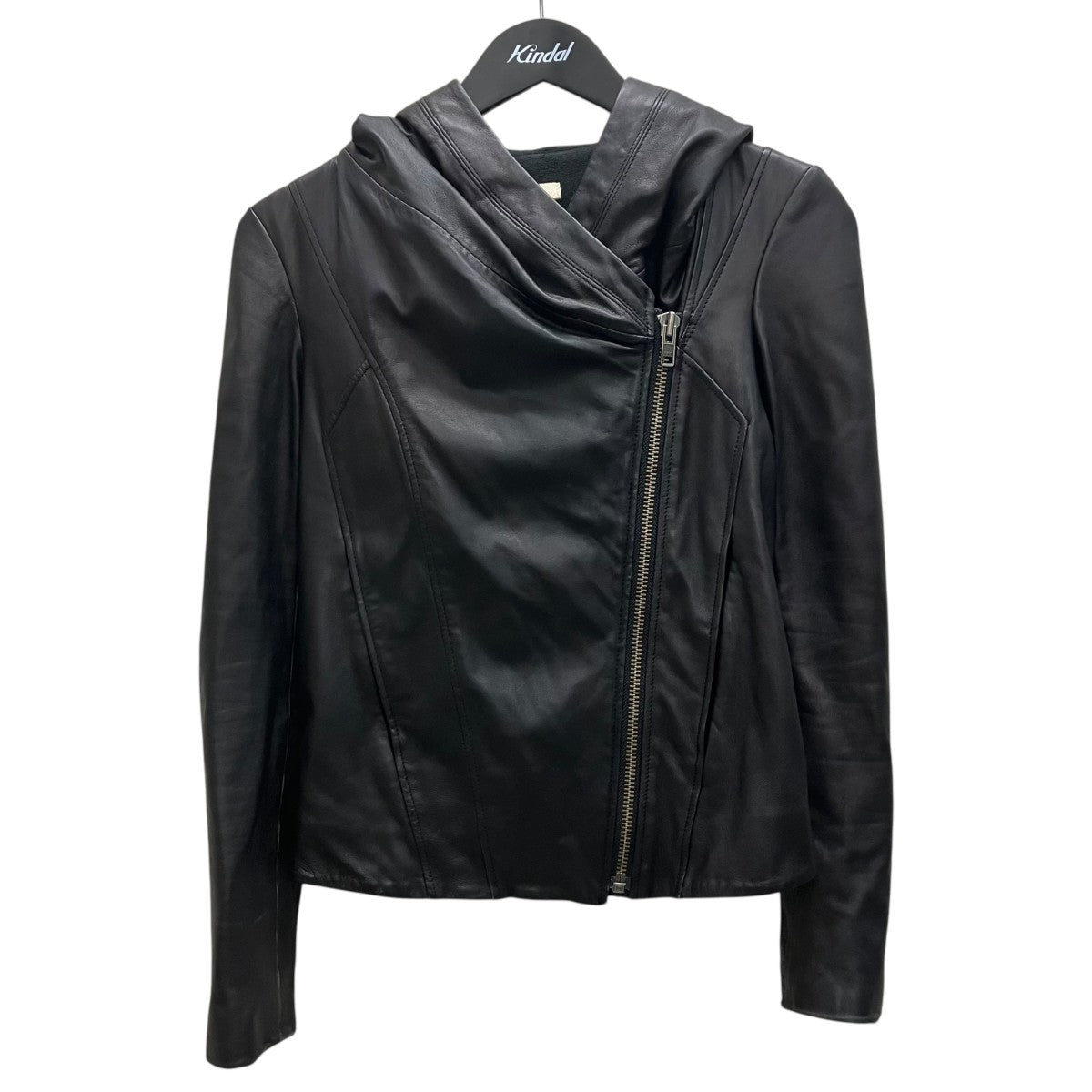 HELMUT LANG フーデッドレザージャケット 古着・中古-1枚目のアイテム画像