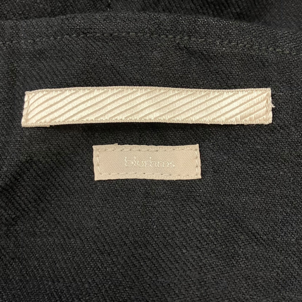 blurhms 12．9oz Denim 51 Short Jacket ノーカラーデニムジャケット 古着・中古-6枚目のアイテム画像
