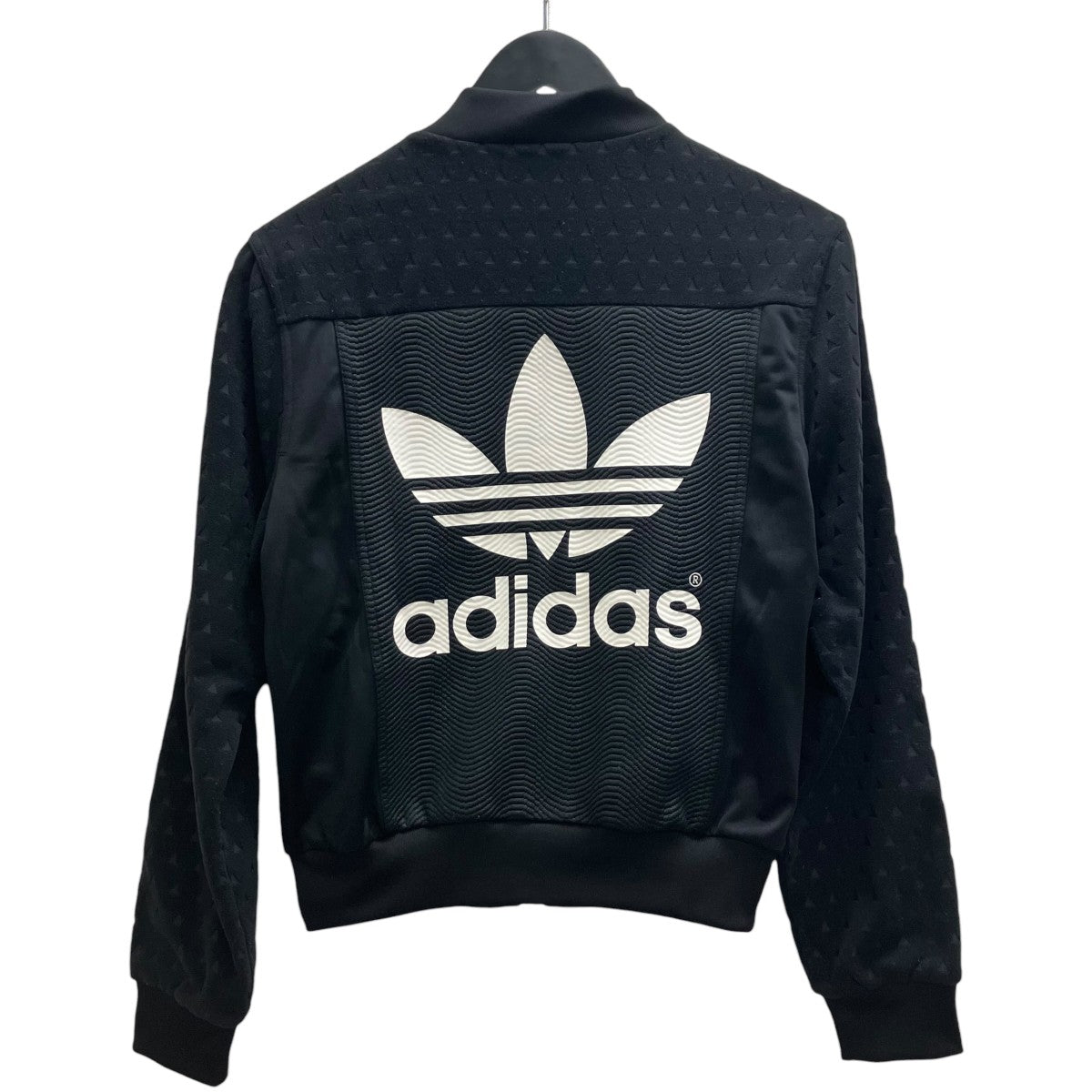 adidas ブラック ジップアップジャケット adidas(アディダス) ジップアップジャケット AB2604 ブラック サイズ L