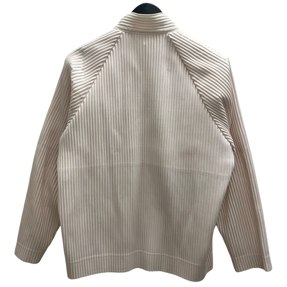 HOMME PLISSE ISSEY MIYAKE 22SS BODY ARCH zip up pleated jacket プリーツジャケット 古着・中古-3枚目のアイテム画像