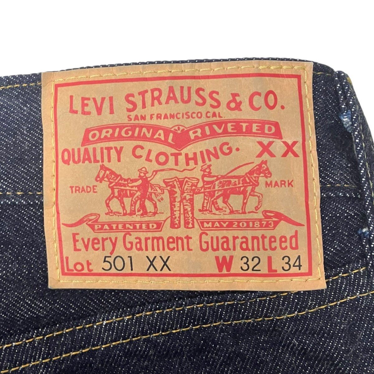 デニムパンツ1955年モデル 501XX ジーンズ オーガニックコットン