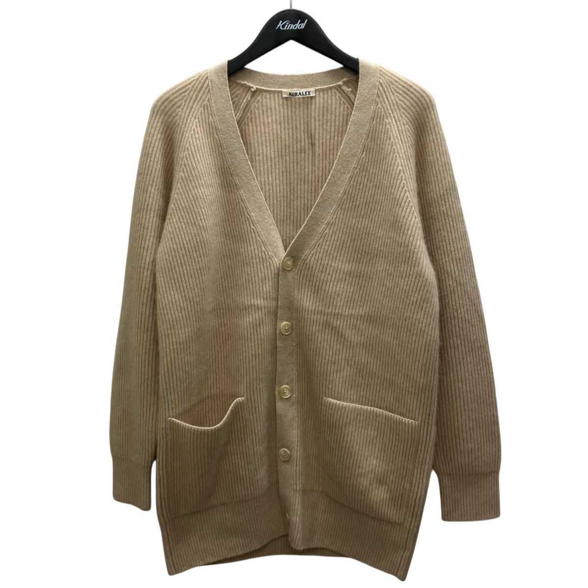 ロングカシミヤニットカーディガン