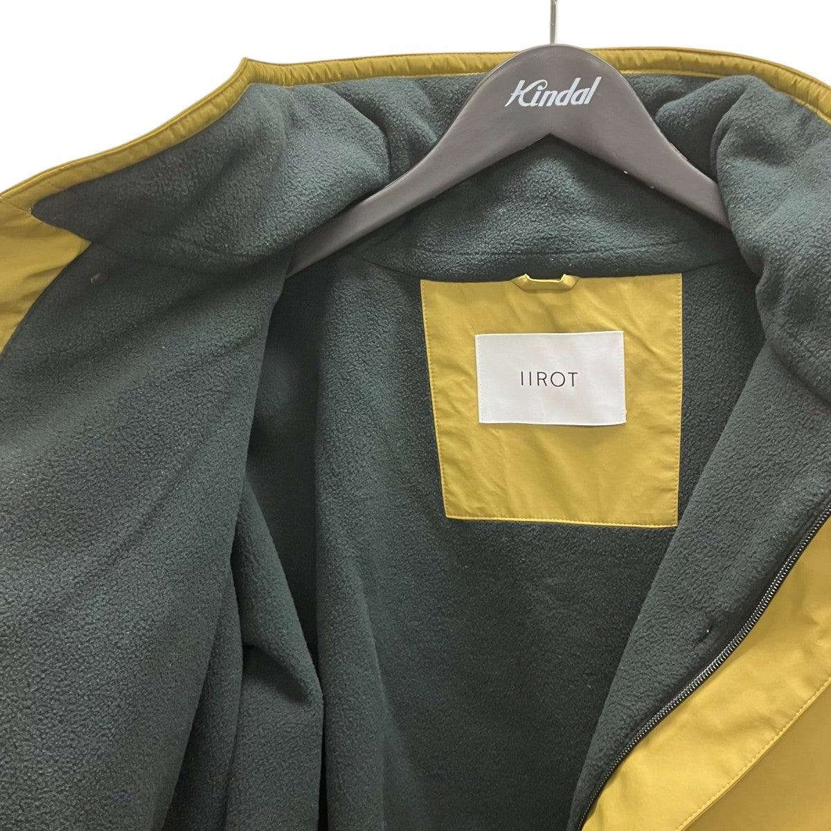 Nylon fully dull zipper JK パファーナイロンジャケット