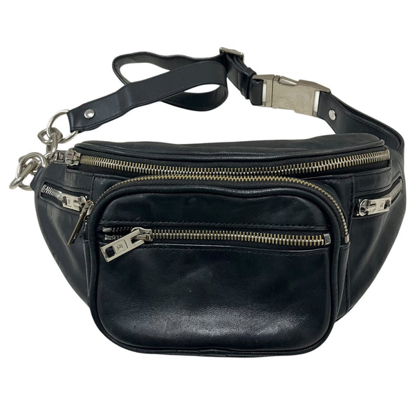 美品　Alexander Wang アレキサンダーワン　ボディバッグ　黒レザー ALEXANDER WANG(アレキサンダーワン) クロスボディバッグ ブラック