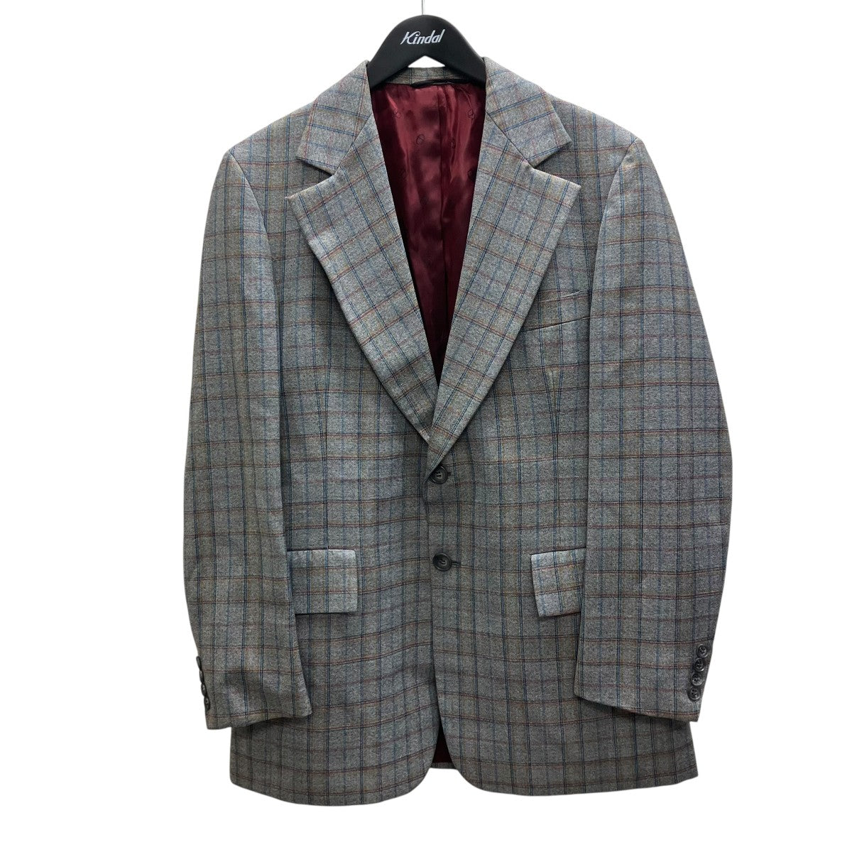 Christian Dior チェックテーラードジャケット 古着・中古-1枚目のアイテム画像