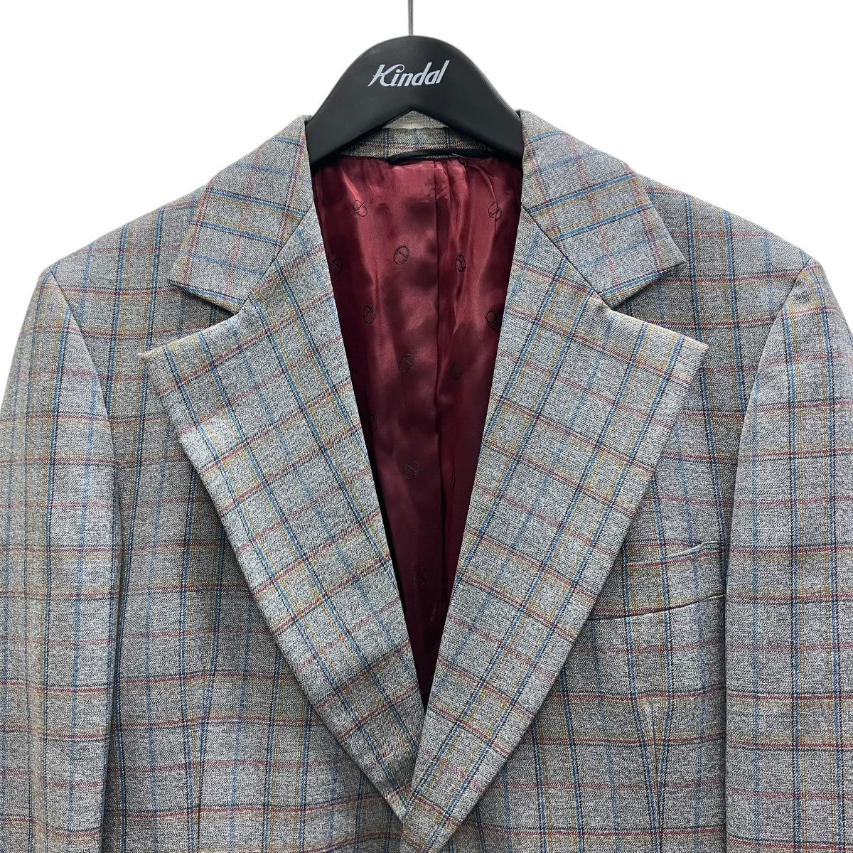 Christian Dior チェックテーラードジャケット 古着・中古-3枚目のアイテム画像