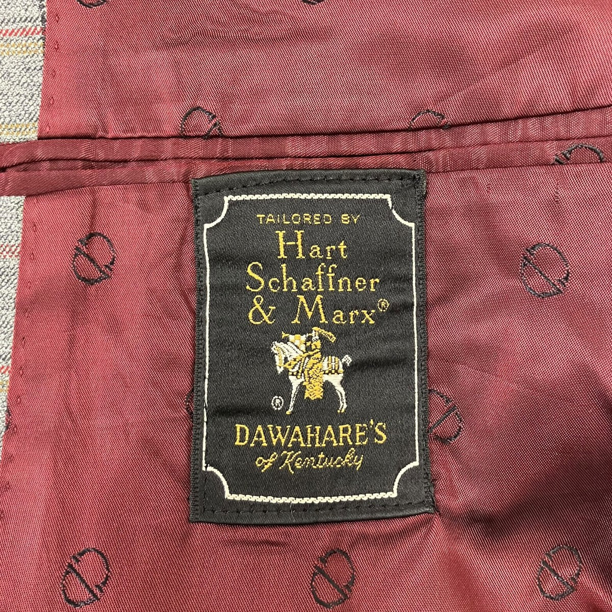 Christian Dior チェックテーラードジャケット 古着・中古-8枚目のアイテム画像