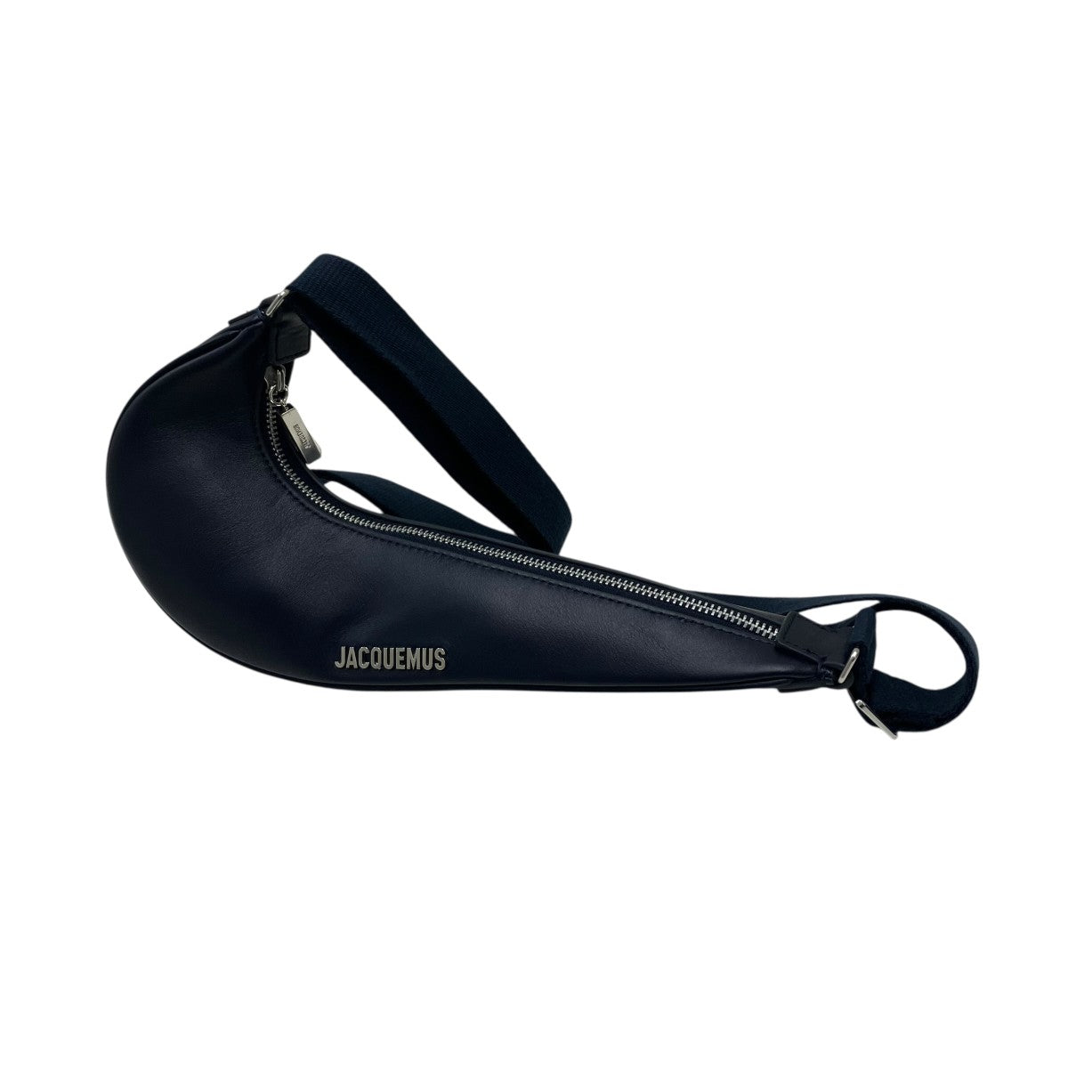 JACQUEMUS シャックムス　ブラック オフショルダー M JACQUEMUS(ジャックムス) ショルダーバッグ DQ0324-410 ダークネイビー