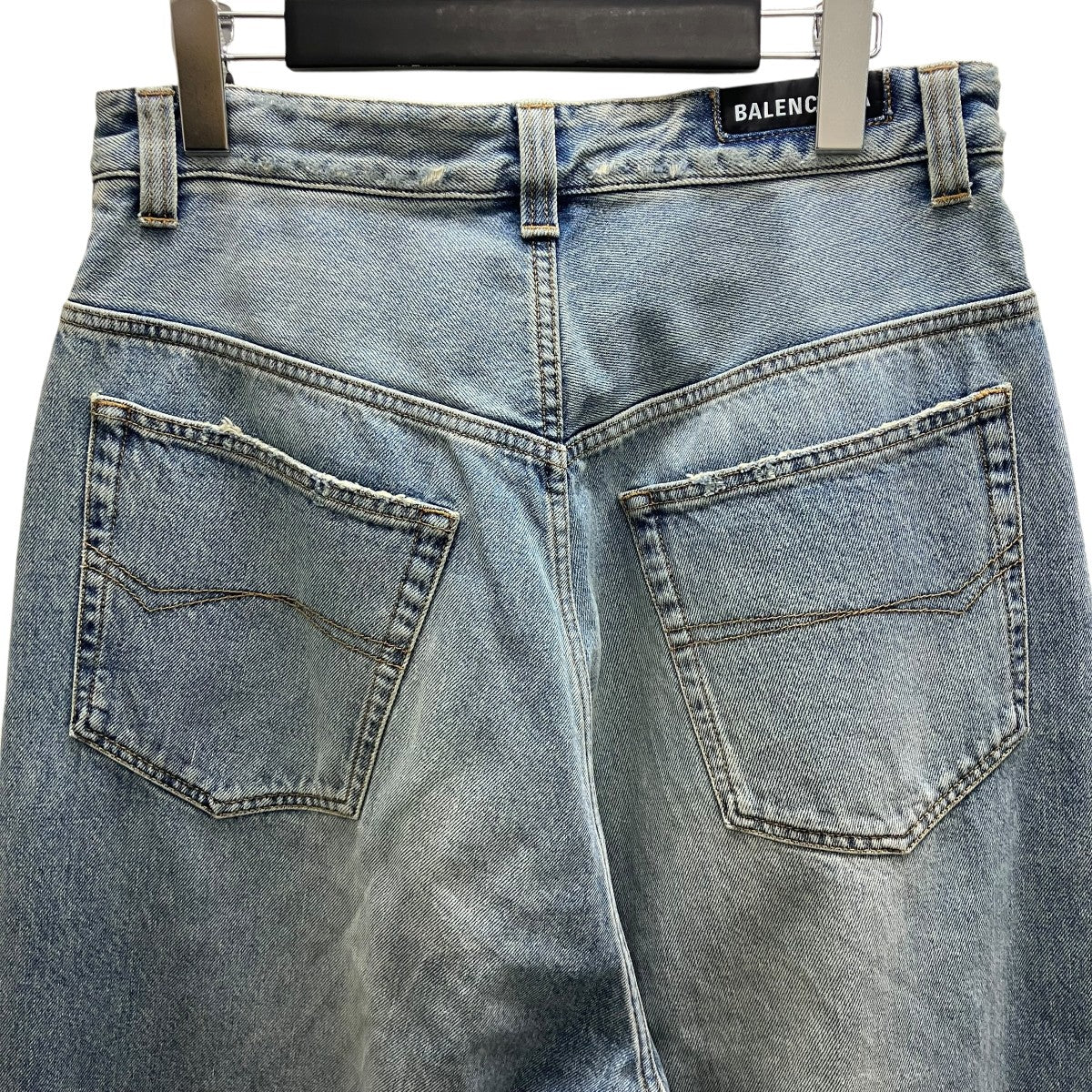 プルアップデニムパンツ