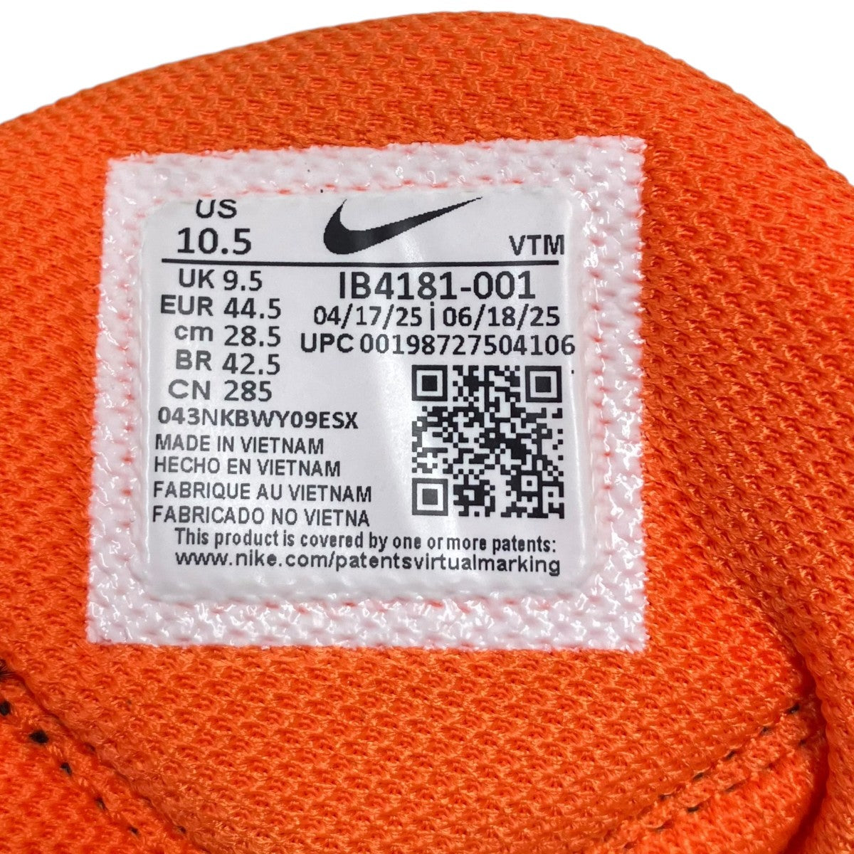 NIKE ローカットスニーカー 古着・中古-6枚目のアイテム画像