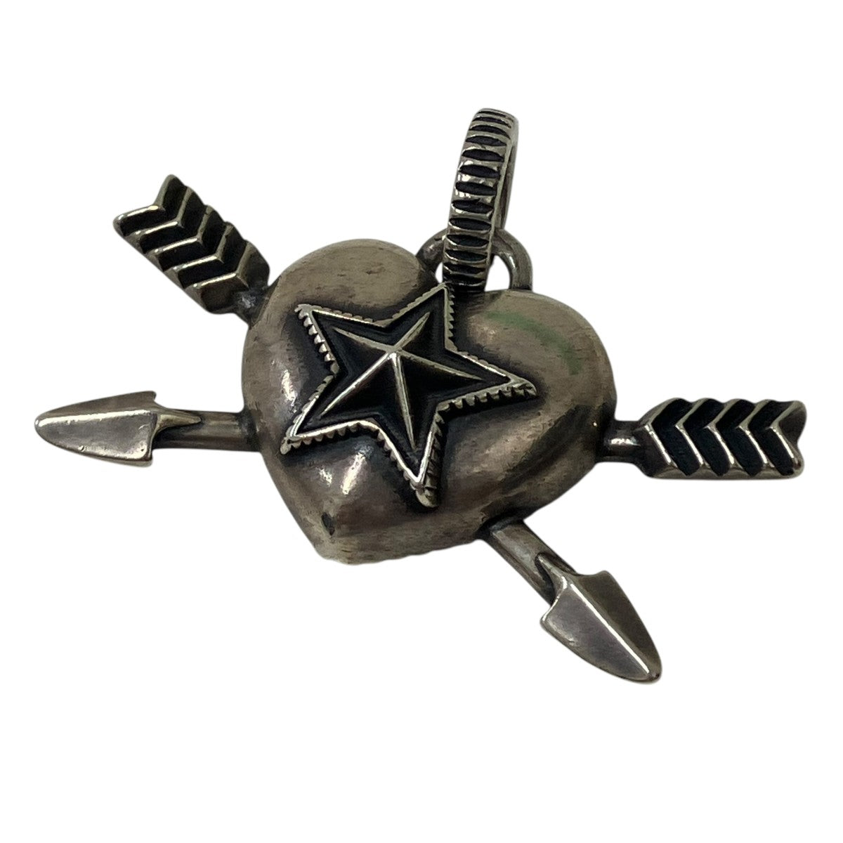 CODY SANDERSON Heart ＆ Sheriff Star Double Arrow Pendantハートアロー ペンダント