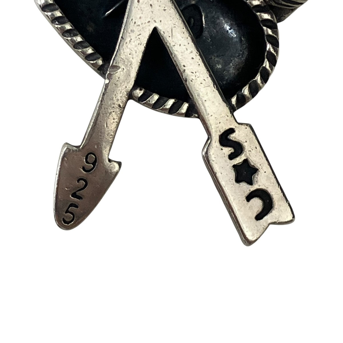 CODY SANDERSON Heart ＆ Sheriff Star Double Arrow Pendantハートアロー ペンダント