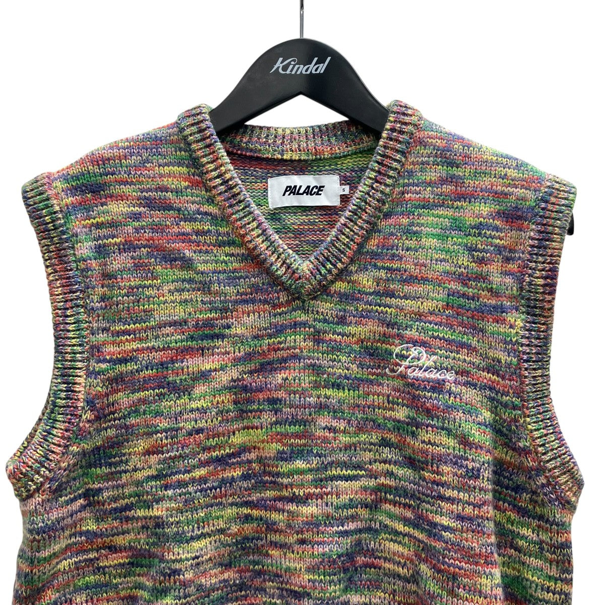 PALACE SPACE KNIT VESTニットベスト 古着・中古-2枚目のアイテム画像