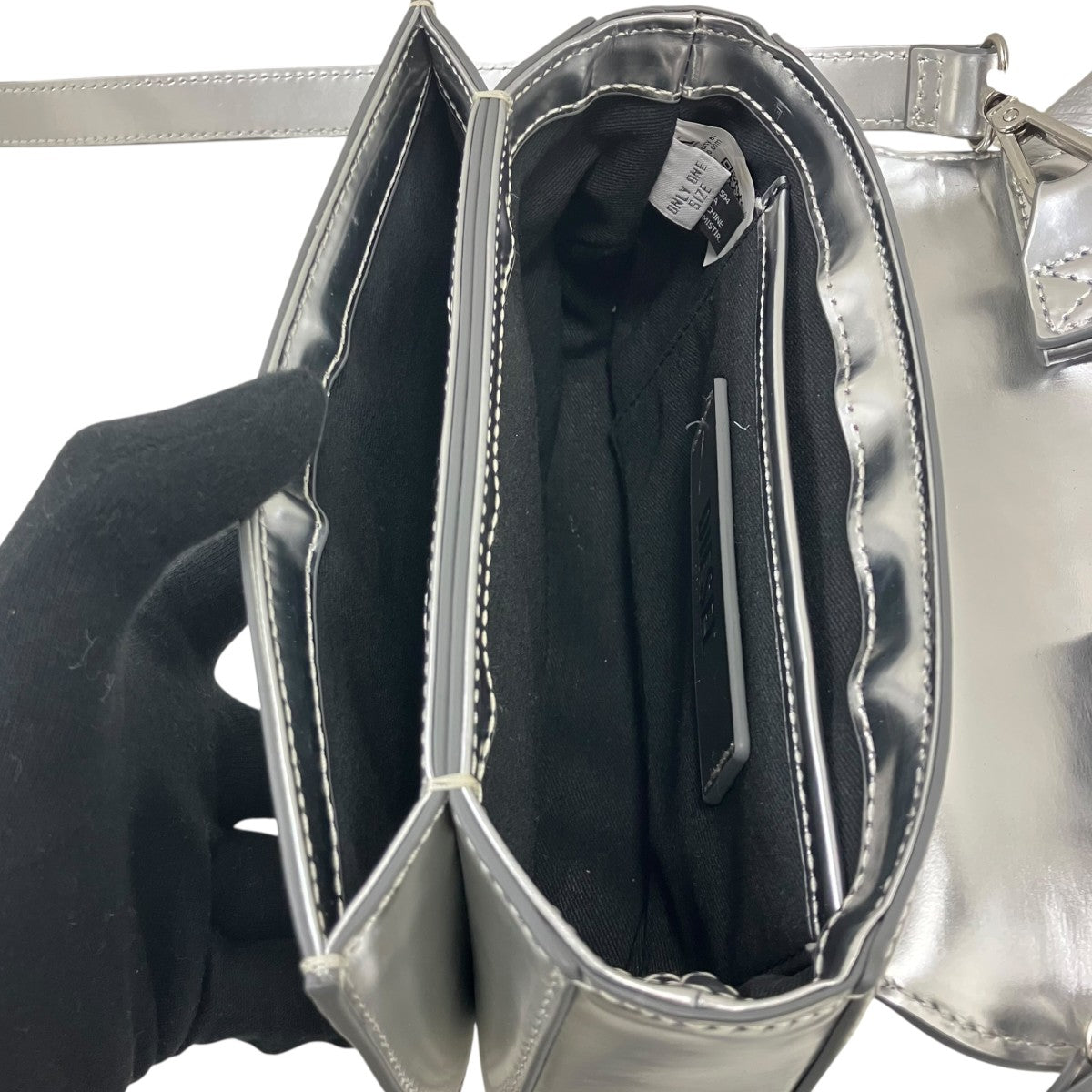 DIESEL(ディーゼル) 1DR 2WAYバッグ X08396 シルバー|【公式 DIESEL(ディーゼル) 1DR 2WAYバッグ X08396 シルバー|【公式