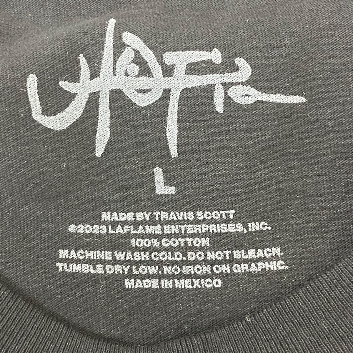 SAINT MICHAEL×TRAVIS SCOTT プリントTシャツ 古着・中古-5枚目のアイテム画像
