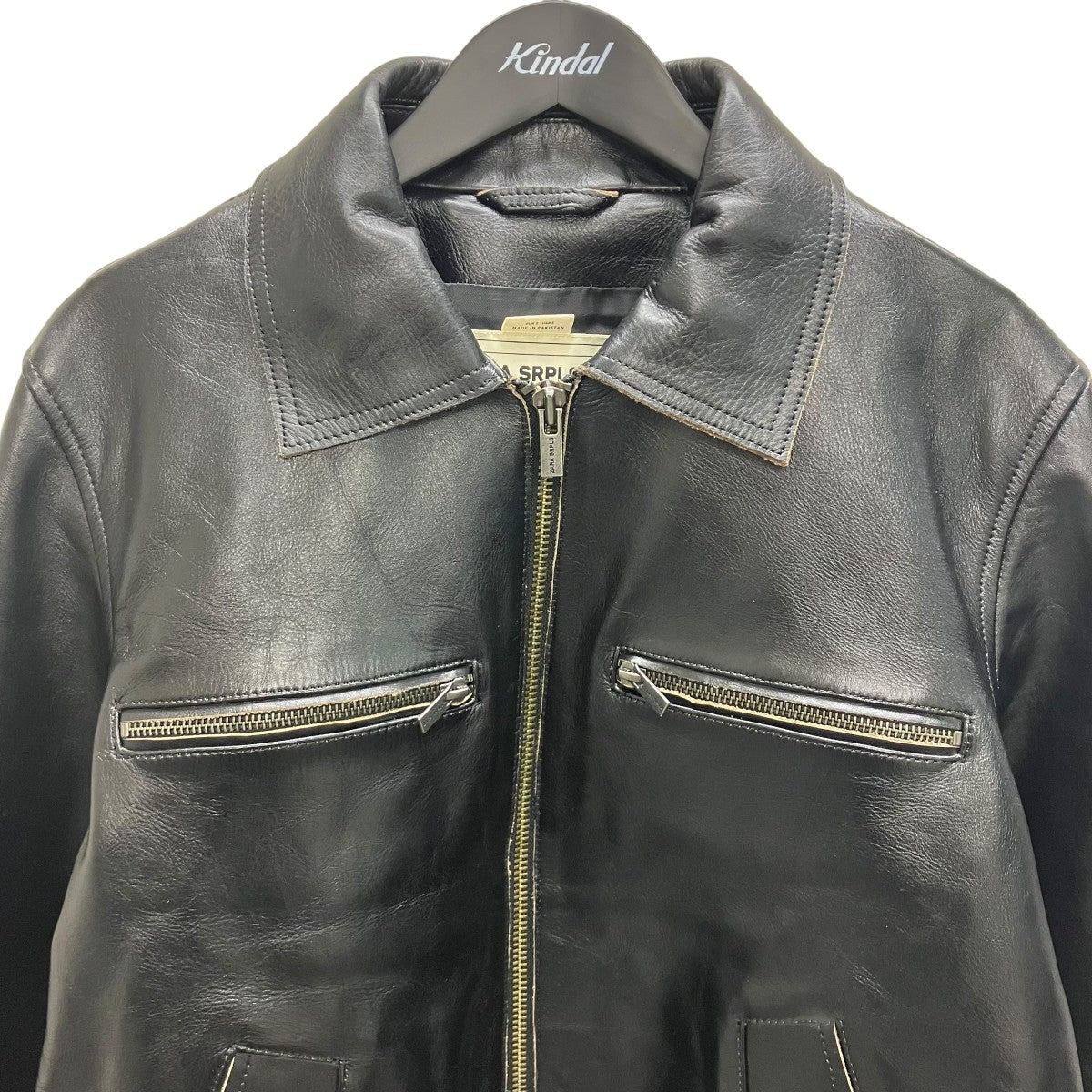 ZARA レザージャケット 古着・中古-2枚目のアイテム画像