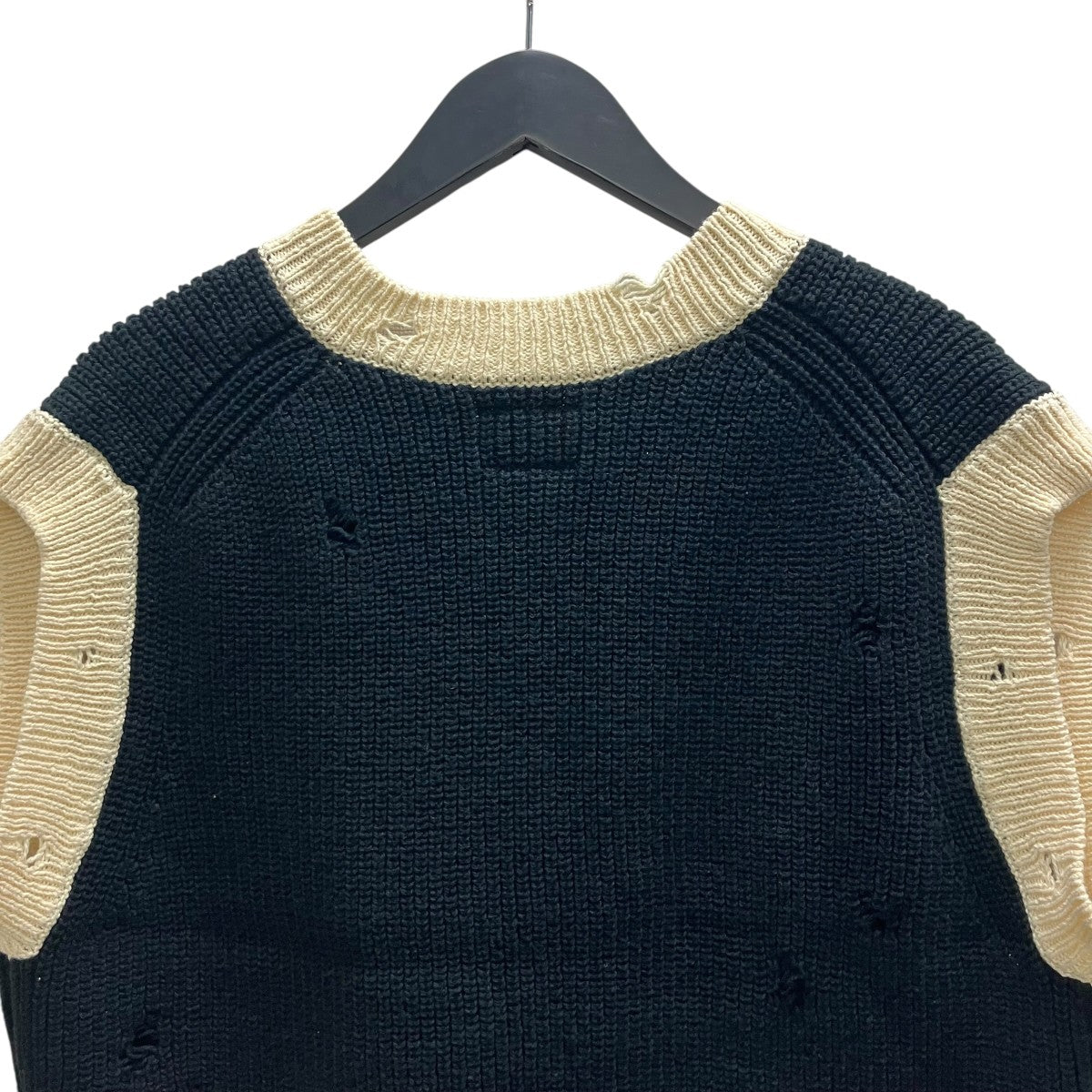 KAMIYA School V-neck Vest ニットベスト 古着・中古-4枚目のアイテム画像