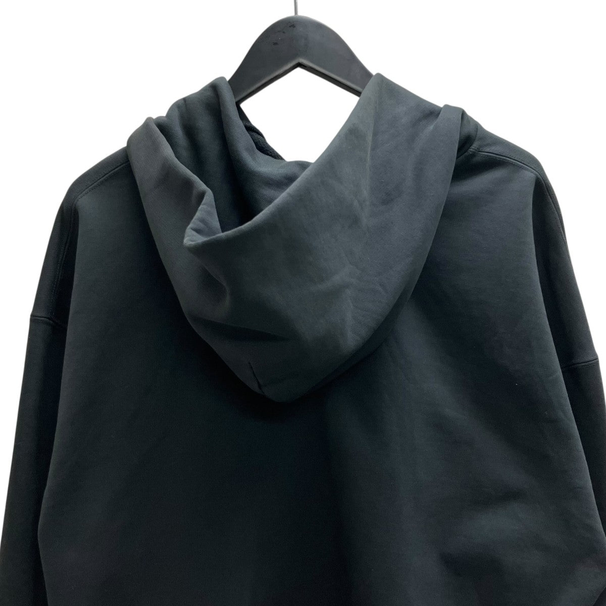 BALENCIAGA ミニロゴ ダブルジップ フーディ パーカー　Sサイズ BALENCIAGA(バレンシアガ) ダブルジップロゴ刺繍フーディ 803264