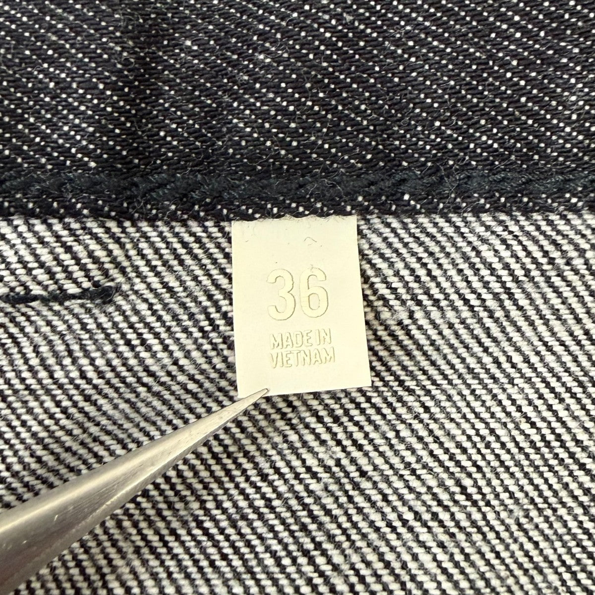 FOG ESSENTIALS バックロゴデニムワークパンツ 古着・中古-8枚目のアイテム画像
