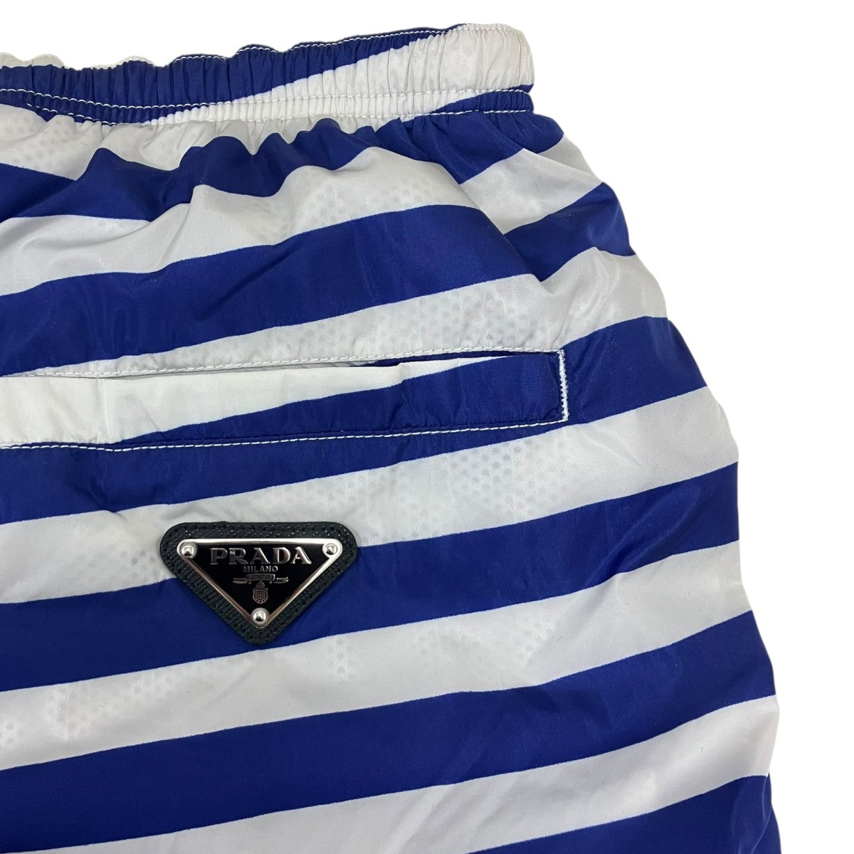 PRADA(プラダ) ショートパンツ UB333 ブルー×ホワイト サイズ 46