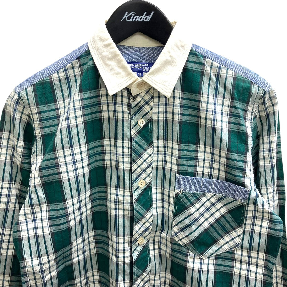 JUNYA WATANABE MAN チェックシャツ 古着・中古-2枚目のアイテム画像