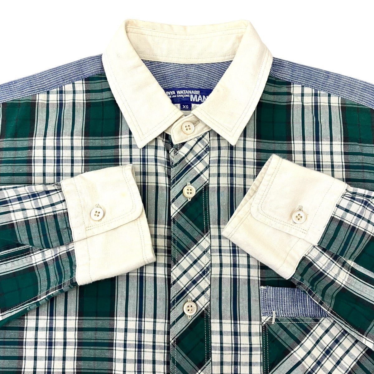 JUNYA WATANABE MAN チェックシャツ 古着・中古-5枚目のアイテム画像