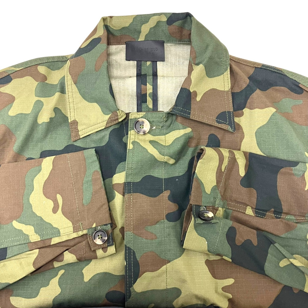 FEAR OF GOD カモフラージュコート 古着・中古-5枚目のアイテム画像