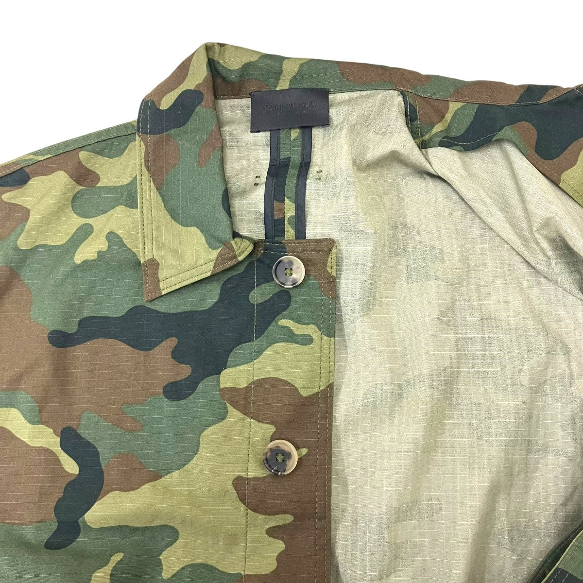 FEAR OF GOD カモフラージュコート 古着・中古-6枚目のアイテム画像