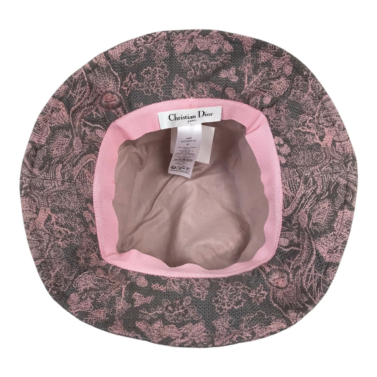 Christian Dior バケットハット 古着・中古-4枚目のアイテム画像