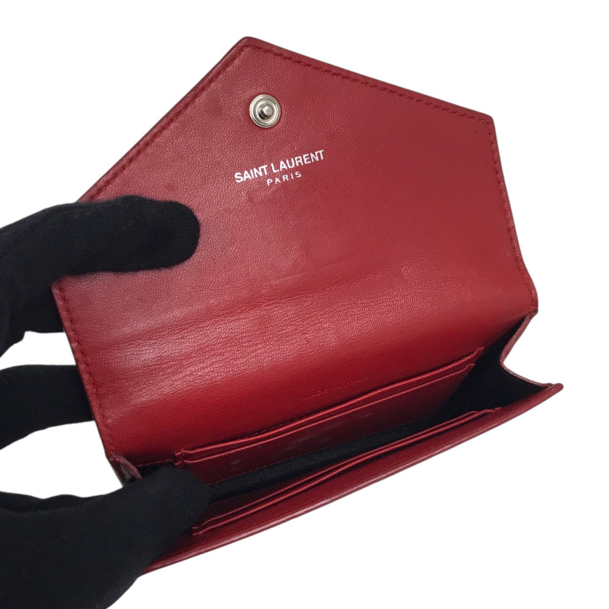 Yves Saint Laurent 2つ折り財布 古着・中古-4枚目のアイテム画像