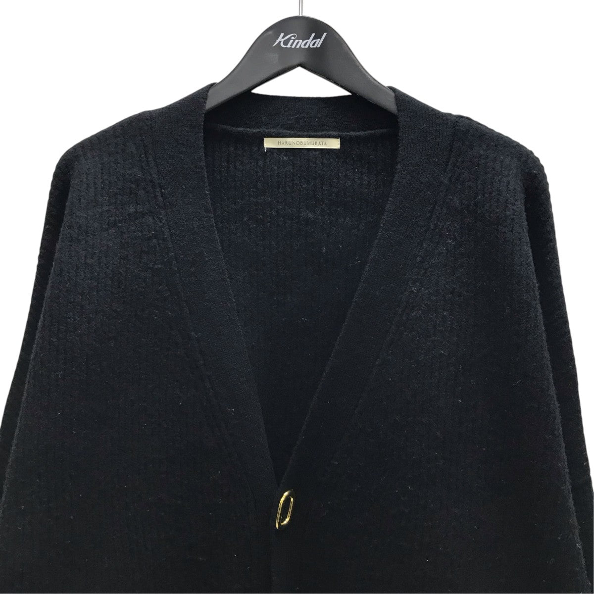 HARUNOBUMURATA OVERSIZED CHUNKY KNIT CARDIGAN ウールカーディガン 古着・中古-3枚目のアイテム画像