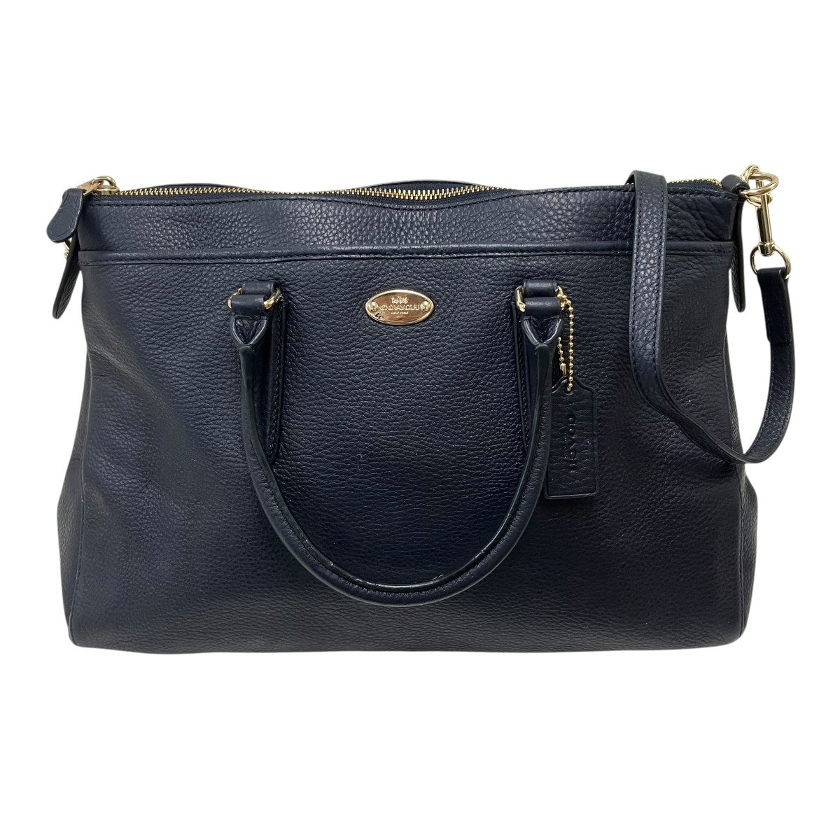 COACH 2WAYレザーハンドバッグ 古着・中古-2枚目のアイテム画像