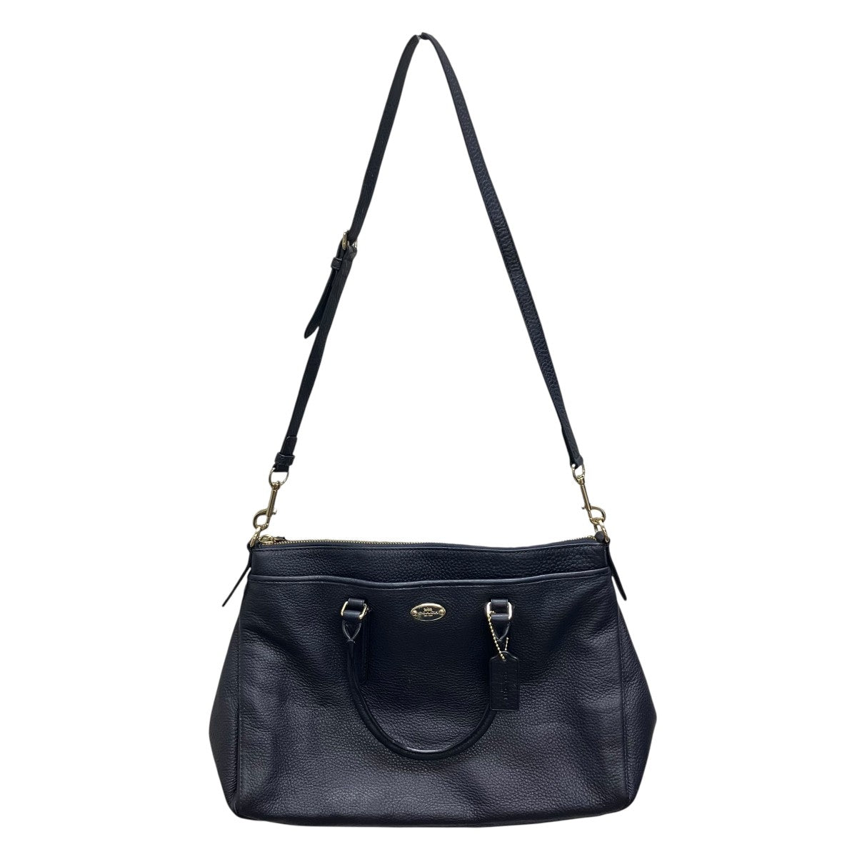 COACH 2WAYレザーハンドバッグ 古着・中古-6枚目のアイテム画像