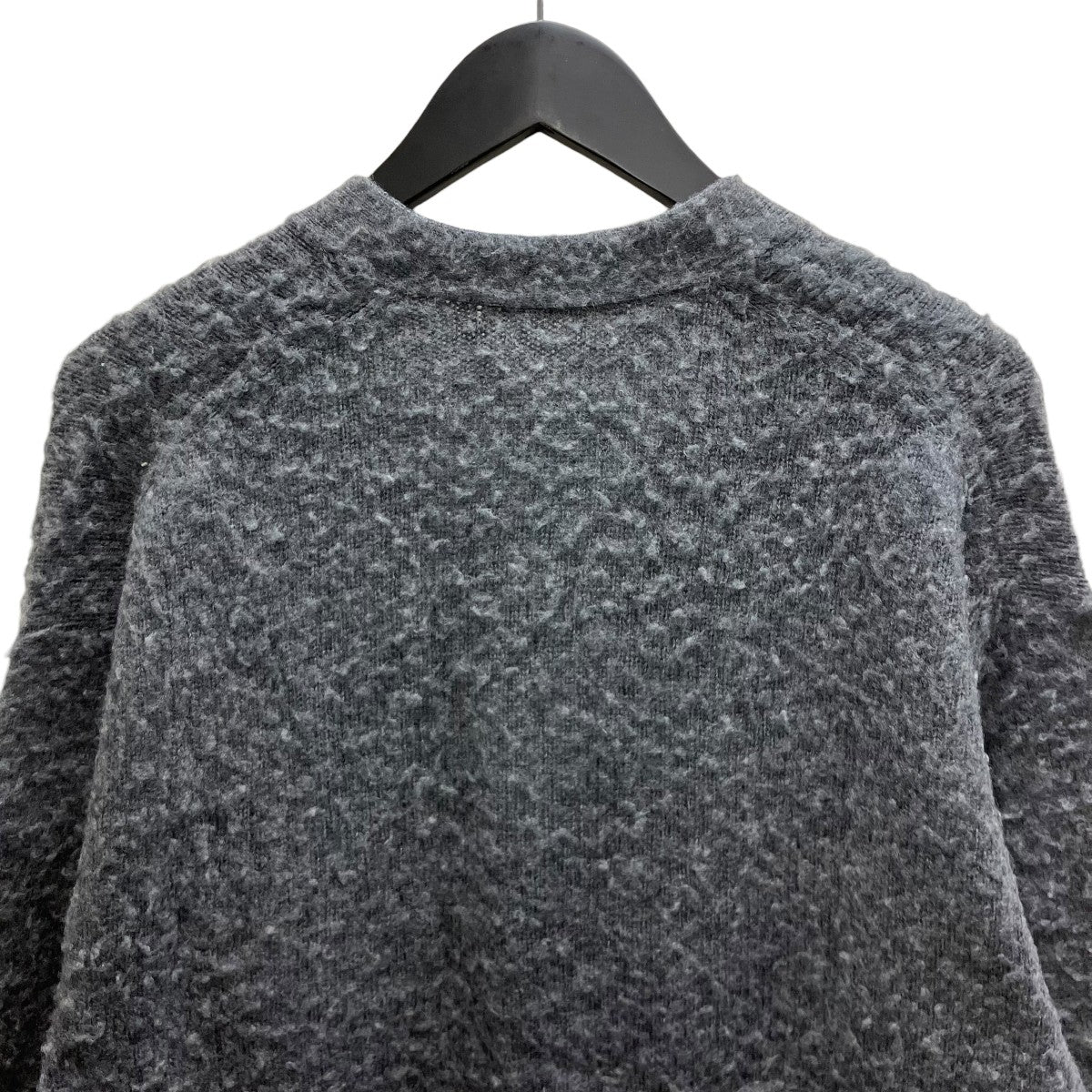 BRUSHED WOOL CASHMERE SILK KNIT CARDIGAN ニットカーディガン