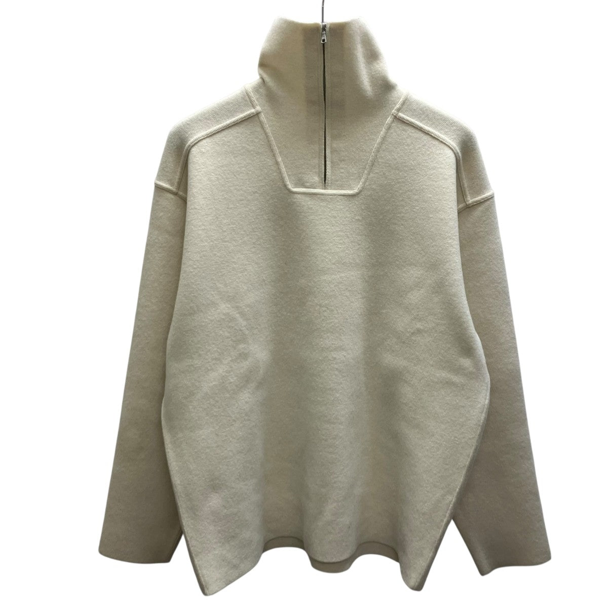 HEAVY MILANO RIB KNIT ZIP TURTLE ウールニット