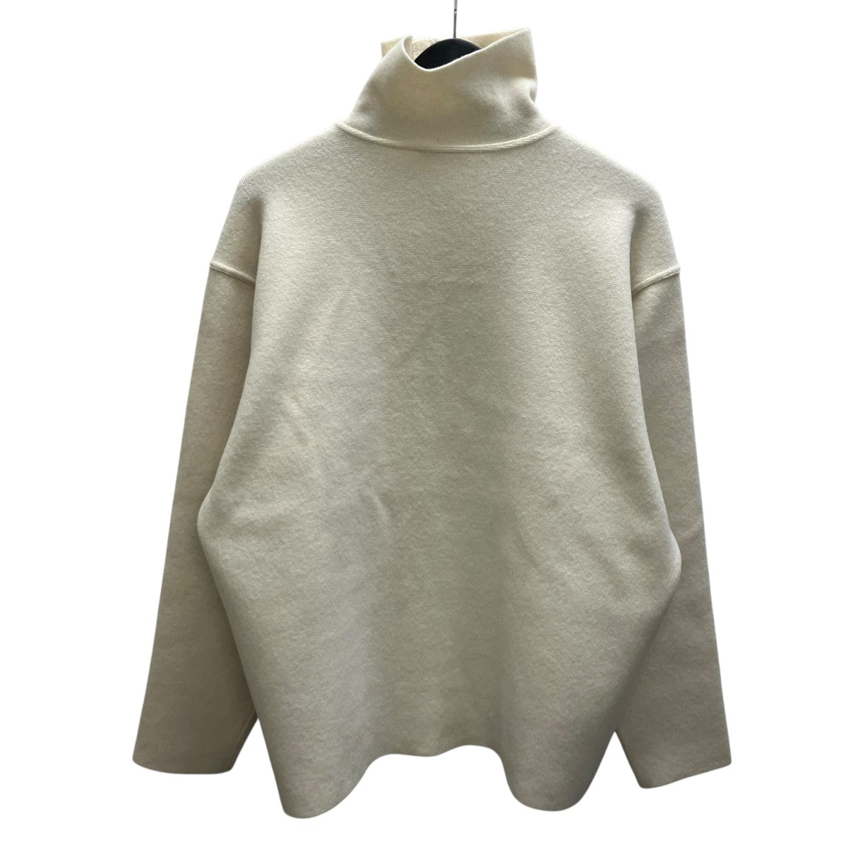 HEAVY MILANO RIB KNIT ZIP TURTLE ウールニット