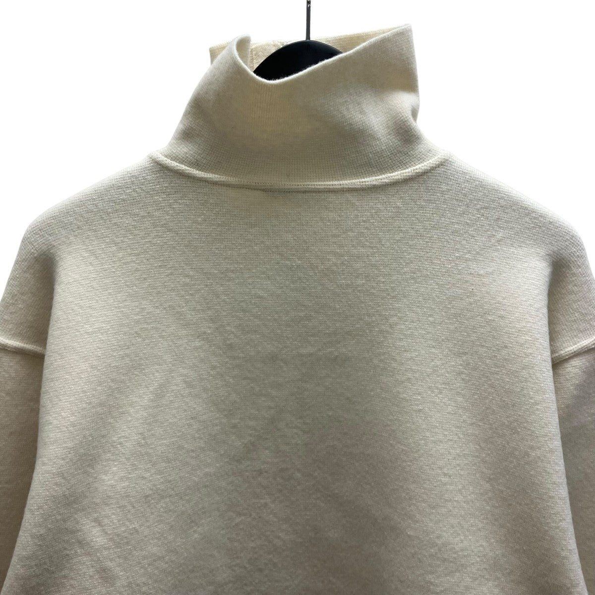 HEAVY MILANO RIB KNIT ZIP TURTLE ウールニット