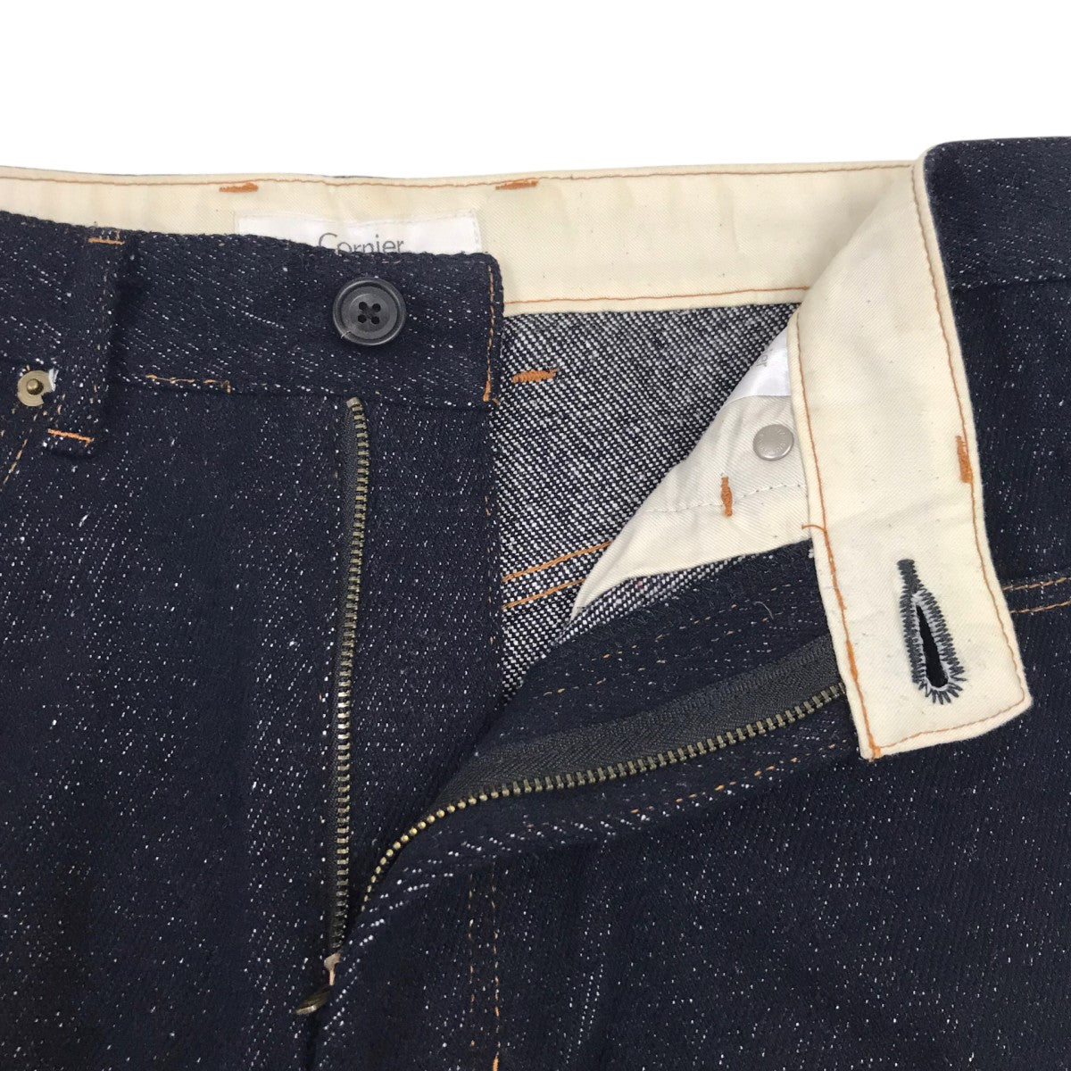 Cornier(コルニエ) SILK NEP DENIM PANTSシルクネップデニムパンツ