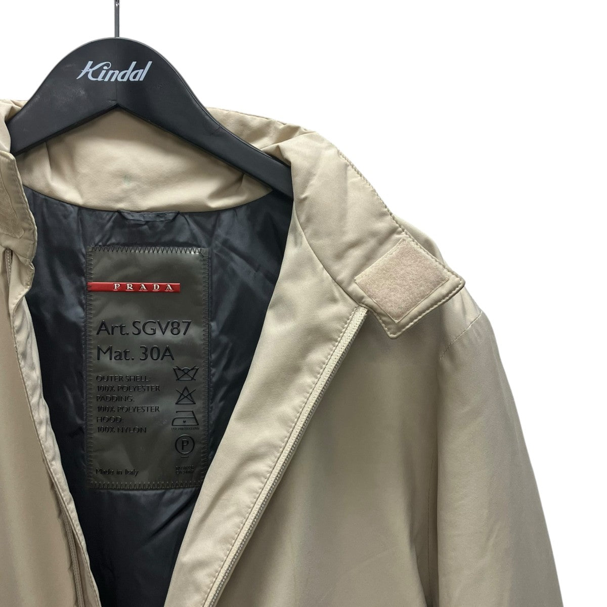 PRADA SPORTS ナイロンジャケット 古着・中古-3枚目のアイテム画像