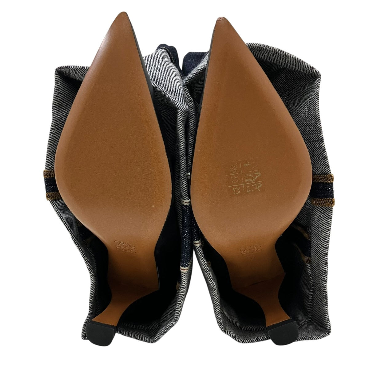 LOEWE DENIM FOLDES BOOTデニム フォールド ブーツ 古着・中古-7枚目のアイテム画像