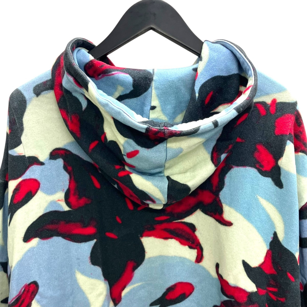 DRIES VAN NOTEN 総柄ジップパーカー 古着・中古-4枚目のアイテム画像