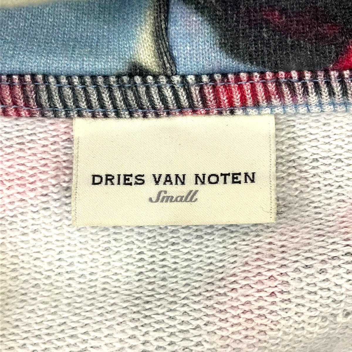 DRIES VAN NOTEN 総柄ジップパーカー 古着・中古-6枚目のアイテム画像